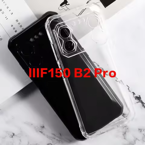 Soft Silicone Phone Case for IIIF150 B2 Pro TPU Back Cover Black Transparent Cases for IIIF150 B2Pro