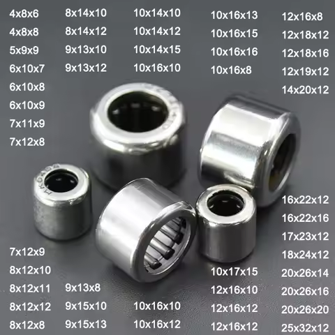 HK Needle Bearings HK0408 HK0509 HK0608 HK0609 HK0709 HK0808 HK0810 HK0812 HK081410 HK081412 Needle 