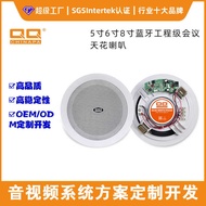 Design Development Wireless Bluetooth Ceiling Speaker Ceiling Set Shop Home Broadcast Ceiling Embedd