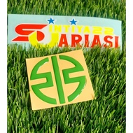 EMBLEM STICKER H2Rkawasaki kawasaki H2R Logo FLEXIBLE CLEAR RESIN RAISED STICKER