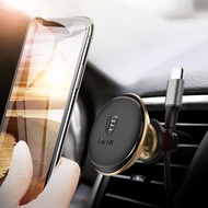 Baseus Magnetic Car Phone Holder For iPhone Samsung Magnet Mobile Phone Holder Stand Air Vent Mount Car Holder + Cable Organizer