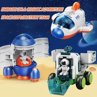 Space Toy Car Astronaut Toy Car Spaceship Sliding Toy Car Boy Rocket Toy Car Children'S Push Toy Car