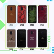 Samsung A8 2018 / A8 Plus / A8+ case printed with super beautiful faux leather, classy fashion brand