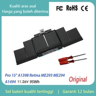 11.26V A1494 Laptop Battery For Apple Macbook Pro 15 " A1398 Retina Late 2013 Mid 2014 ME293 With to