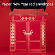 2026 Year Of The Horse Big Red Envelope New Year's Relocation Elderly Red Long Envelope Folding A2m7