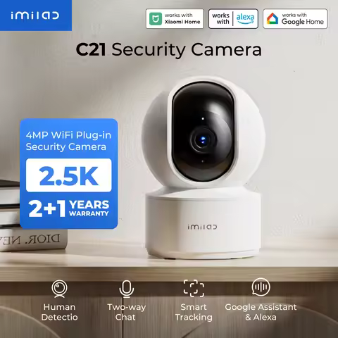 IMILAB C21 2.5K IP Security Camera with 360° Night Vision Baby Monitor 2-Way Audio And AI Detection,