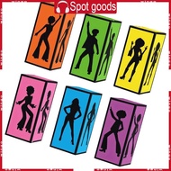 WIN Decorative Disco Box Paper Lantern Box Centerpieces 70s 80s Music Themed Party