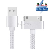 1m  Braided USB Data Charger Cable for iPhone 4S 4 S 3GS iPad 1 2 3 iPod Nano iTouch Fast Charging D