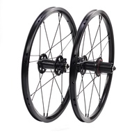SILVEROCK NBR-HUB001 Alloy Wheels 16 1 3/8  349 305 Disc Brake 11 Speed Jump Holes for Fnhon Gust Disc K3 Plus Folding Bike 100mm 135mm Bicycle Wheelset