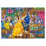 Tenyo Puzzle 300 Pieces Beauty And The Beast Stained Glass Of Love BF94717