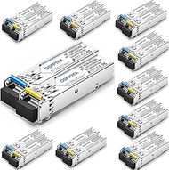 1.25g BIDI SFP 20km Tx1490 / Rx1310nm DDM LC WDM Transceiver widely compatible optic fiber Transceiv