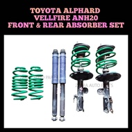 🇯🇵🇯🇵 Shock Absorber Toyota Alphard Vellfire ANH20 08-15 Front / Rear Absorber With ( TEIN ) Spring /