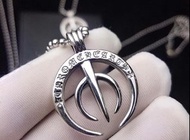 吳亦凡同款Chrome Hearts 個性圓形叉子項鍊