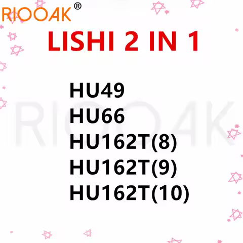 Hot Lishi 2 in 1 Tool HU49 HU66 HU162T (8) HU162T 9 CUT HU162T 10 CUT For VW