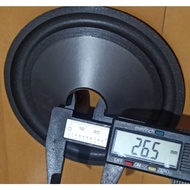 Daun kertas speaker woofer karet mika 5 inch 5inch dark grey  diameter 12.5cm  coil 26.5mm