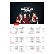 Blackpink Kpop Wall Calendar Custombebas 2026