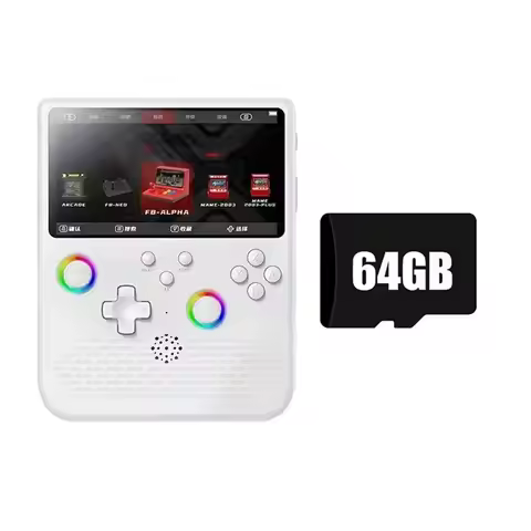 HJ-H5 5.0 Inch Screen Handheld Video Game Console 64G Storage 15000+ Games Portable Game Player Supp
