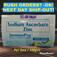 Immun Pro Sodium Ascorbate 500mg+ Zinc 100 capsules ImmunPro