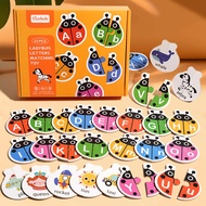 Cross-border wooden letter matching puzzle children's early education educational toy word recogniti