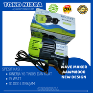 PEMBUAT OMBAK / WAVE MAKER UNTUK SIRKULASI AQUARIUM KOLAM AAWM 8000  3000 RECENT HIKARI AQURA