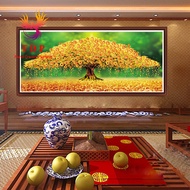 DIY 5D Full Diamond Painting Fortune Tree, Money Tree, Lucky Tree Entrance Living Room Decoration Pa