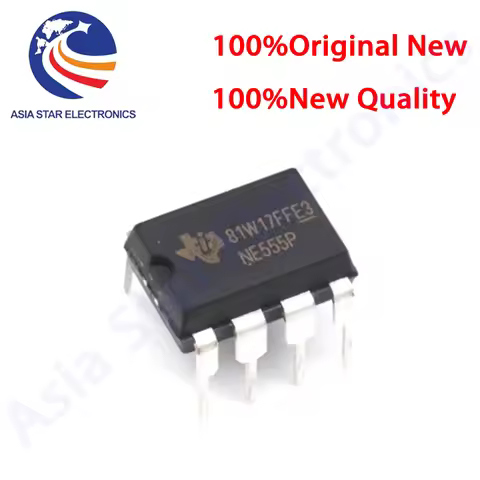10/25/50PCS Integrated Circuits NE555 NE555P IC 555 DIP-8 Timers IC Chip 8 Pin DIP Sockets
