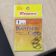 BOCEAN KANTSUKI CHINU HOOK JAPAN Fishing Hook Matakail Chinu Mancing Ikan Mata Kail Pancing Tajam