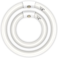 FC8T9 22W and FC12T9 32W Daylight Set, 8 Inch T9 22 Watts Circular Light Bulbs, 12 Inch 32 Watts Rou