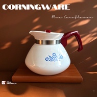 Corningware - Blue CornFlower - 01 Teapot / Coffee Rare Chrysanthemum