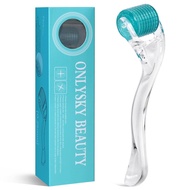 Derma Roller 192-0.25mm Fine Titanium Microderma Roller - Microneedle Roller dengan Sarung untuk Keg