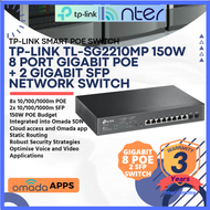 TP-LINK Tplink 8 Gigabit POE +2 SFP IP Network Managed POE Switch 8 Port 10/100/1000m POE 2 Gigabit