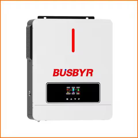 BUSBYR 6Kw 4Kw Mppt Inverter 5kw 48V 24V Solar Hybrid Inverter 3Kw 2Kw 1Kw 220V Full Sine Solar Powe