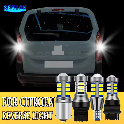 2x LED Light Blub Reverse Lamp P21W BA15S Canbus For Citroen Berlingo C1 C2 C3 C8 DS3 DS4 DS5 C4 Cou