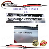 sticker Prerunner ติดรถสีอ่อน toyota hilux revo สติ๊กเกอร์ PRERUNNER ซ้าย ขวา.มีบริการเก็บเงินปลายทา