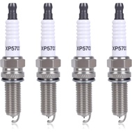 XP5702 Iridium Platinum Spark Plugs 4 Packs Compatible with ACURA DODGE GENESIS HONDA HYUNDAI KIA MI