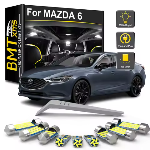 BMTxms LED Interior Light Bulb Kit For Mazda 6 Mazda6 GG GH GJ GL 2002-2017 2018 2019 2020 2021 Canb