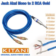 Juan- Kabel Audio Kitani St Jack Akai Mono To Dual Rca Gold -