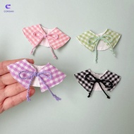 CORSAKI Checkered Cloak, Cotton Stuffed Doll Checkered Doll Clothes,  10~15cm|Outfit 15cm Cotton Dol
