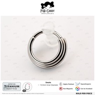 FiBiCandy HSR0079 Wayne 16G ASTM F136 Titanium Implant Grade Earring Daith Conch Septum Piercing Tit