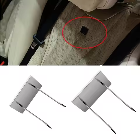 2Clip Seat Emblem For Brabus Sticker 2pcs Black Brabus Seat Sticker Metal Interior Sticker For Merce