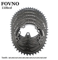 FOVNO 110BCD Road Folding Bike Narrow Wide Chainring 38/40/42/44/46/48/50/52/54/56/58T Chainwheel Fo