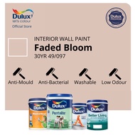Dulux Wall/Wood Paint (Anti-mould, Washable) - Faded Bloom (30YR 49/097) (Ambiance All/Pentalite/Wash &amp; Wear)