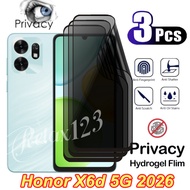 For Honor X6d 5G 3PCS Anti-Privacy Hydrogel Films For Honor X6D HONOR X6d X6A A6B A6C HonorX6D X6dHo