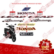 Lead 125 2018 Zinc Black Red 10th Anniversary Edition 86644-KZR-770ZA 86101-K12-V00ZA 86831-K12-V40Z