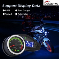 Cho Honda off road xr150 xr150l xl150 cg150 gy200 Đồ Hồ số của xe môtô tachometer LCD đa chức năng d