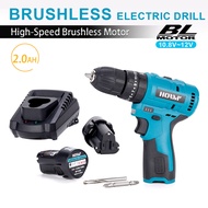 Brushless Cordless Drill Electric Screwdriver Rotary Hammer High Speed Motor Impact Drill Rechargeable For Makita 12V Batteries