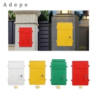 [Adepe] Key Drop Box Postbox Office Gate Street Mail Drop Box Wall Mounted Mailbox