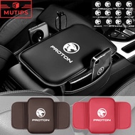 Proton Car Armrest Pad Leather Center Console Armrest Storage Box Protection Cushion For X50 Saga Pe