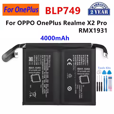 Brand New BLP749 4000mAh Replacement Battery For OPPO OnePlus Realme X2 Pro/RMX1931 Latest Productio