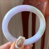 天然翡翠 緬甸 A玉 玉鐲 • 紫羅蘭翡翠福鐲